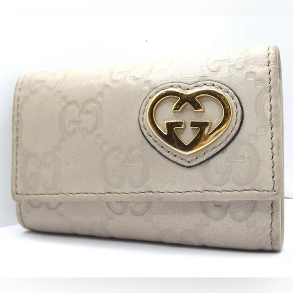 GUCCI Guccissima Heart 6-Key Holder Leather Case ๐โฅ๏ธ๐ฅ - Picture 16 of 16